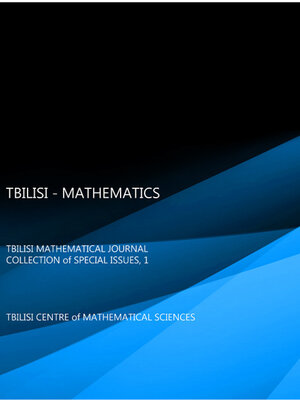 cover image of TBILISI--MATHEMATICS